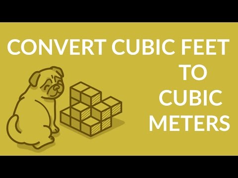 ʕ•ᴥ•ʔ Easily Convert Cubic Feet to Cubic Meters (ft^3 to cm^3)