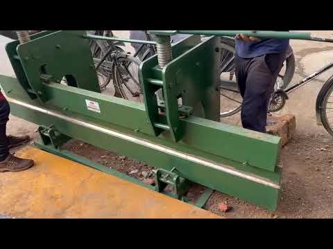 Steel m.s manual sheet bending machine, for industrial, thic...