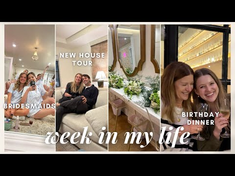 VLOG: a week in Texas | JJ + Mark bought a house (house tour!), being a bridesmaid, birthday dinner