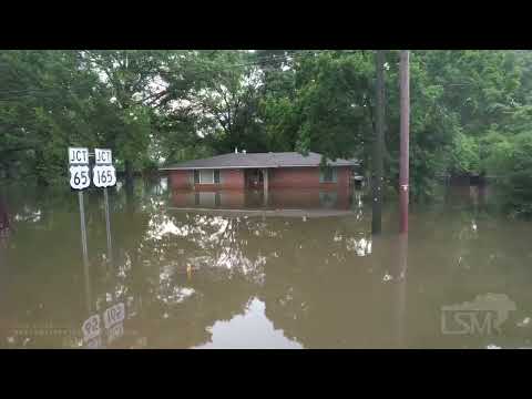 06-08-2021 Dumas, AR - Flash Flood Emergency with Aerials
