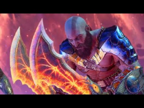 God of War Ragnarok - Kratos stabs Surtur with Blades of Chaos - 4K PS5