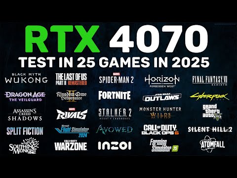 RTX 4070 in 2025 - Test in 25 Games