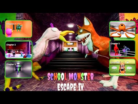 School Monster Escape 4 [Chapter 1-6] Full Gameplay Walkthrough
