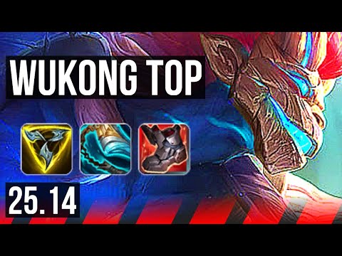 WUKONG vs DARIUS (TOP) | 800+ games, 9/3/8 | EUW Master | 25.14
