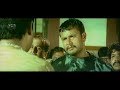 Darshan Punching Dialogue To Rowdy Shobharaj Challenging Star Darshan Best Scene Suntaragali Movie