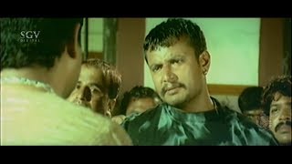 Darshan Punching Dialogue to Rowdy Shobharaj  Chal