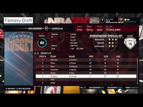 Denver Nuggets Legends Fantasy MyGM Ep.1