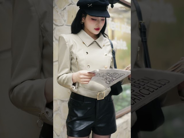 ED19B443 - Áo khoác da vân mềm