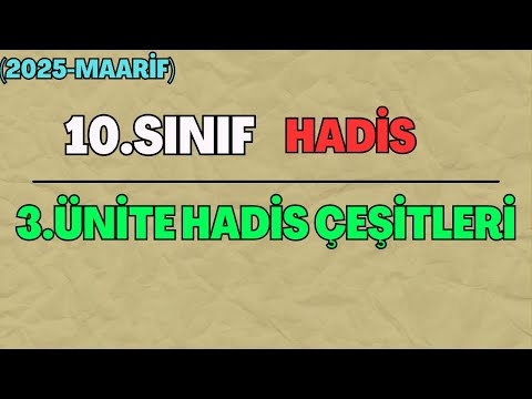 10 Hadiths, Unit 3: Types of Hadith