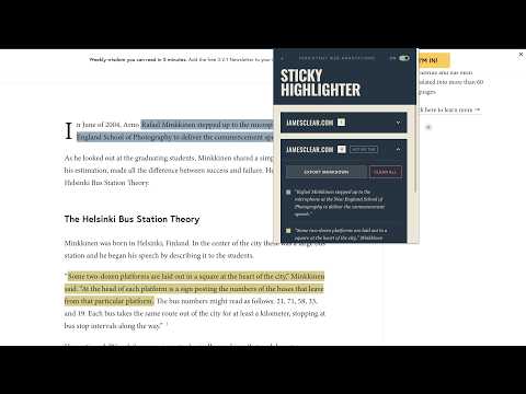 StickyHighlighter: Someone Wished This Chrome Extension Existed. So I Built It in Minutes | PlugThis