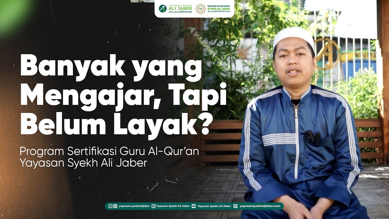 BANYAK MENGAHAR, TAPI BELUM LAYAK?