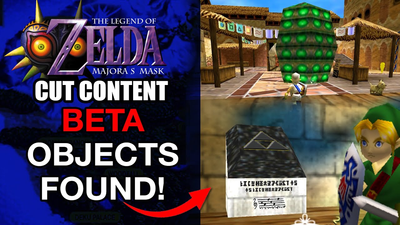 Beta Objects of Majora's Mask | Zelda Cut Content