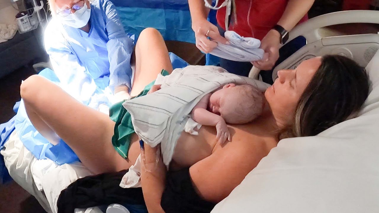 UNMEDICATED BIRTH! (No Epidural) + The Entire Process - The Lazy Geckos