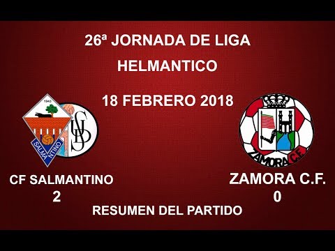 C.F. SALMANTINO 2-0 ZAMORA C.F.: RESUMEN DEL PARTIDO