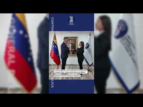 Juramentación de la nueva contralora del municipio Urachiche, estado Yaracuy