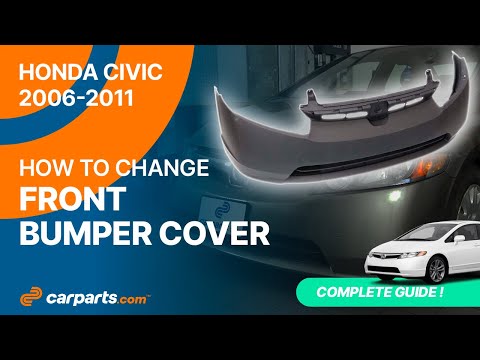 How to replace the Front Bumper Cover 2006 - 2011 Honda Civic 🚗