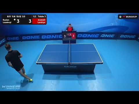 12:50 Ruslan Lazebnyi - Anatolii Levshyn 14.09.2023 TT Euro.Cup Ukraine Star. Table 3