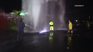 San Diego Hit & Run / Sheared Hydrant 03172024