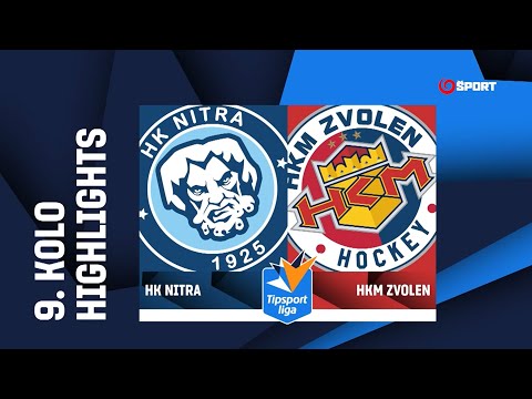 9. kolo: HK Nitra - HKM Zvolen 3:2 (1:1, 2:1, 0:0)