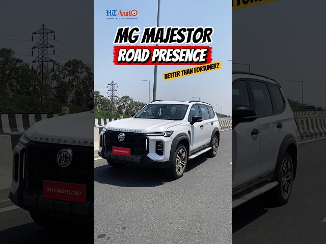 MG Majestor Road Presence: Better than Toyota Fortuner?