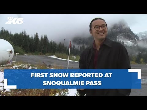 First snow reported at Snoqualmie Pass