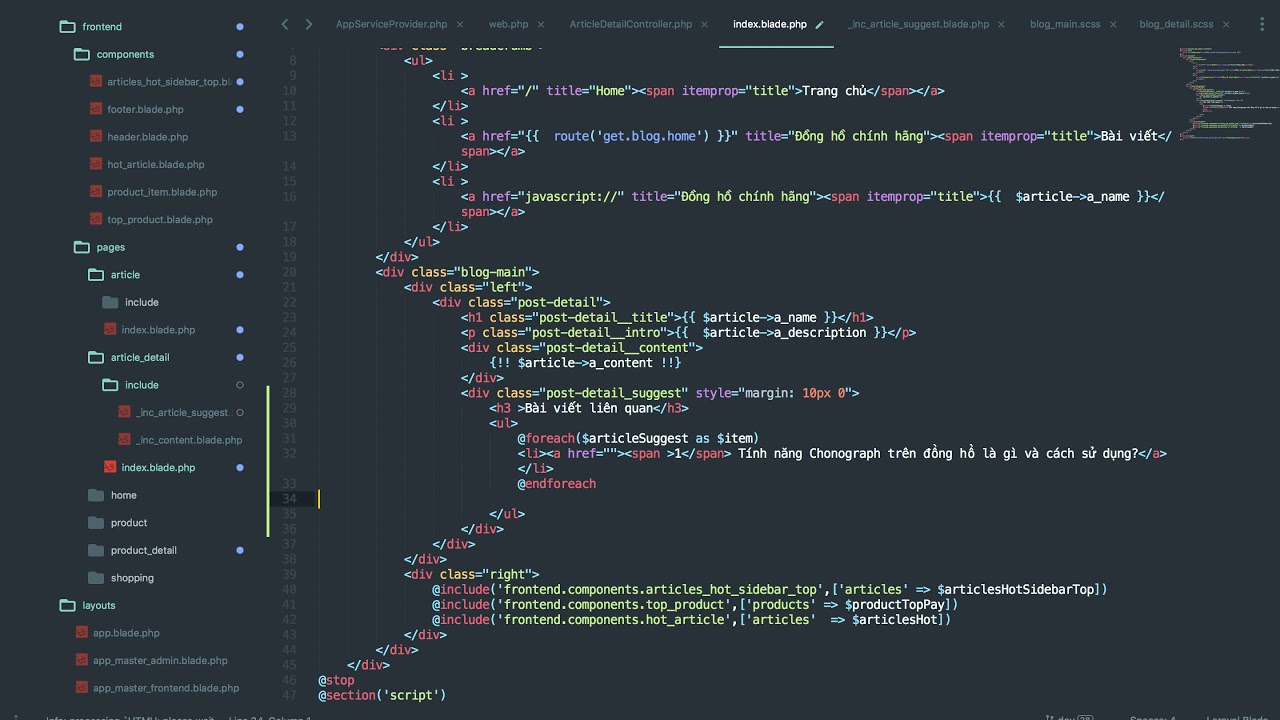 [Seri] - Website đồng hồ - Bài viết liên quan