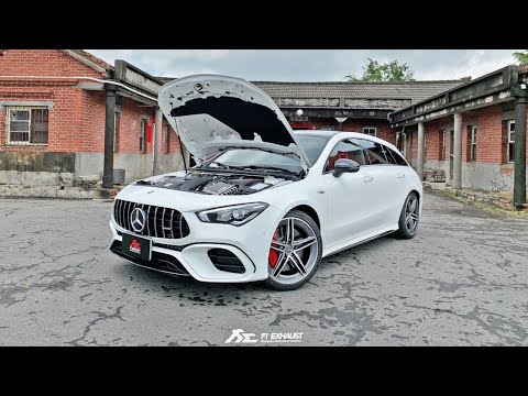Mercedes-Benz AMG X118 CLA45 S Shooting Brake (OPF) Fi EXHAUST Acceleration