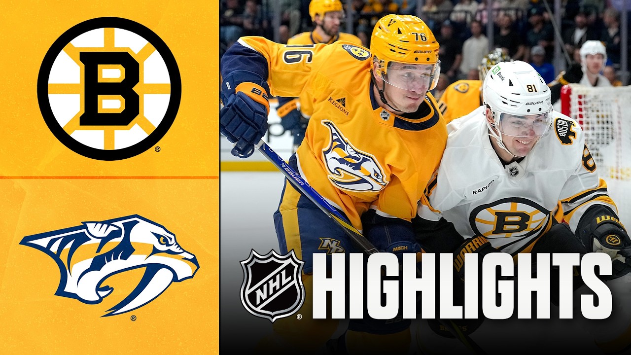 Bruins vs. Predators | NHL Highlights | March 05, 2026