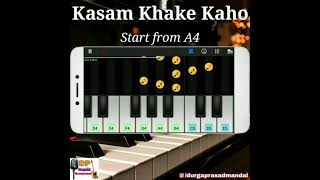 Download lagu Kasam Khake Kaho | Piano Cover Song | Mobile Piano Tutorial | Perfect Piano Tutorial | #Shorts mp3