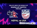 Nepal vs USA : Preview - 2024 ICC Men's T20 World Cup - 2nd Warm Up Match