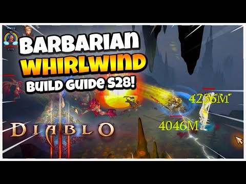 Diablo 3 Barbarian Whirlwind Set Build Guide Season 28!