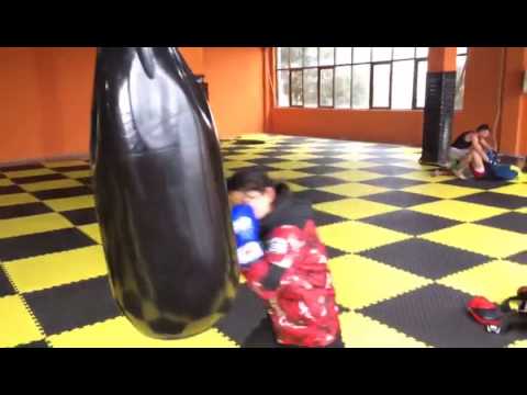 Chinese teen fight training