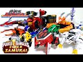 Just All Combine DX Power Rangers Samurai Samurai Gigazord Shinkenger Samurai HaOh Wotafa