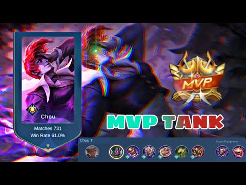 Chou Tank Gameplay Roam MVP [Best Build]