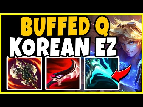 *NEW* KOREAN EZREAL MID BUILD! MASSIVE DAMAGE WITH EVERY SPELL! - League of Legends