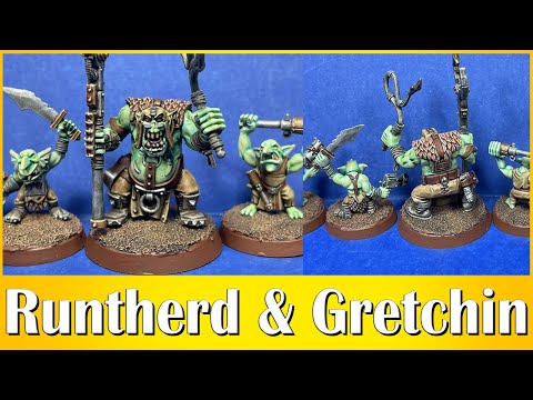 Joyful Painting - Orks - Runtherd and Gretchin