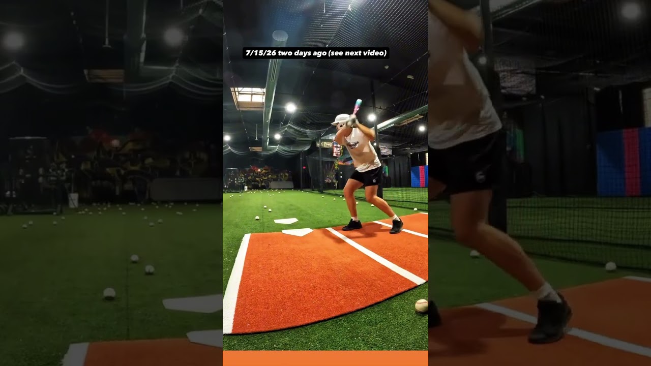 Two days of feeling like he can't buy a hit. Problem identified. 2-run HR two days later.
