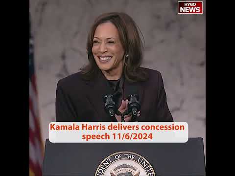 Kamala Concession Speech: I get it experiencing range of emotions, okay to feel sad & disappointed