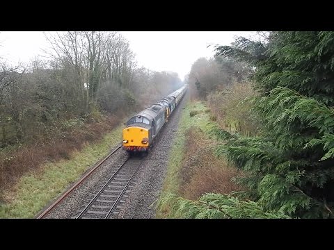 DRS Class 37 Double Header on the "Easter Chieftain" rail tour