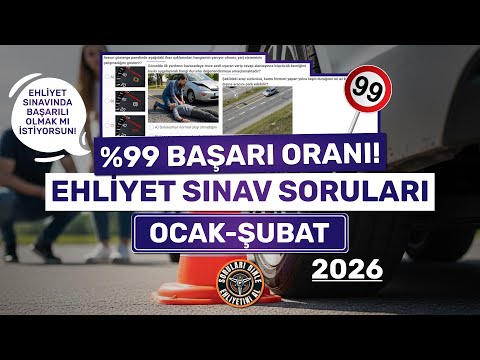 🔴 EHLİYET SINAV SORULARI 2026'DA ZORLAYACAK! | Tuzak Sorulardan Kaçın!