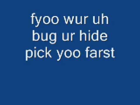 A Funny Game (a play on words) :)