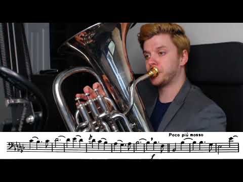 TMEA 2019-2020 Euphonium Etude 3 - E-flat Minor