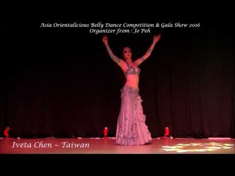 Asia Orientalicious Belly Dance Competition  2016 Gala Show Yveta Chen   Taiwan