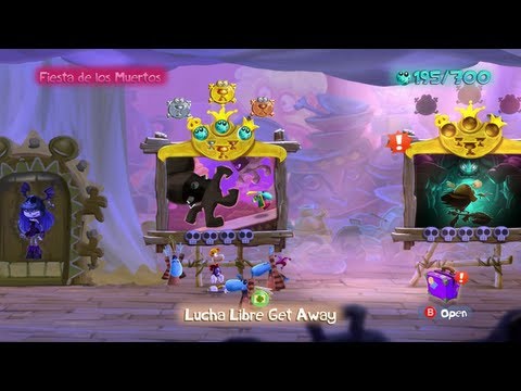 Walkthrough: Rayman Legends 100% - Lucha Libre Get Away