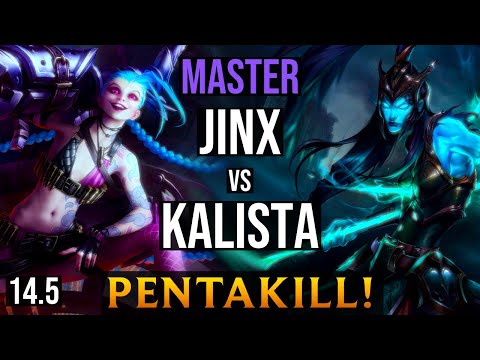 JINX Bot vs KALISTA | KR Master - Patch 14.5