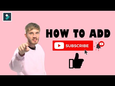Add Like And Subscribe Animated Button Filmora Wondershare Tutorial