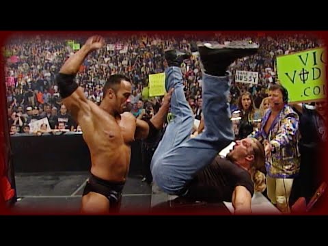 The Undertaker vs. The Rock - Lumberjack Match: RAW IS WAR, May 29, 2000