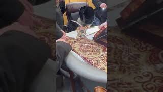 בארא פארק: כ"ק אדמו"ר שליט"א בכתיבת אותיות בס"ת לע"נ רביה"ק בעל הישועות משה זיעועכי"א- ניסן תשפ"ג