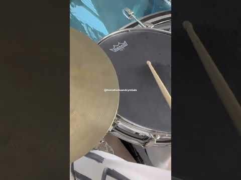 1960s MADE IN ENGLAND 15” ZYN Hihats 761g 771g image 12