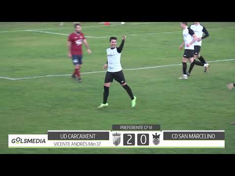 UD Carcaixent 3 - 0 CD San Marcelino 2021/22